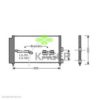KAGER 94-5157 Condenser, air conditioning